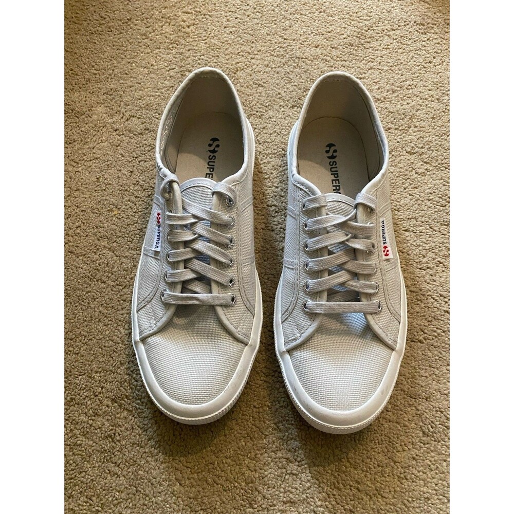 Superga 2750 Cotu Classic Cavas Sneakers in Grey Ash Men’s Size 8.5